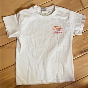 In-n-out kid’s white T-shirt